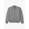 PAIGE MENS CORVIN SUEDE BOMBER JACKET IN SPRING SHOWERS