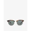 Paige Mens  Ey302308 Cameron Acetate And Steel Sunglasses In Dark Tortoise G15