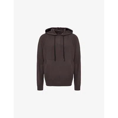 Paige Mens Carbanolo Donaldson Kangaroo-pockets Relaxed-fit Knitted Hoody
