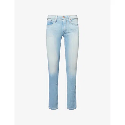Paige Mens Lennox Slim-fit Stretch-denim Jeans Elsher