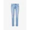 Paige Mens Espinosa Federal Slim Straight-leg Stretch-denim Jeans