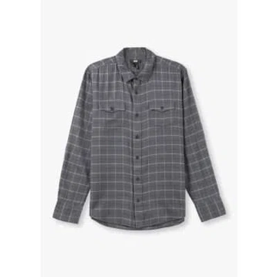 PAIGE MENS EVERETT SHIRT IN DARK WIND