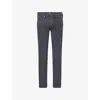 Paige Mens Federal Slim-fit Straight-leg Stretch-denim Jeans Pewter Stone