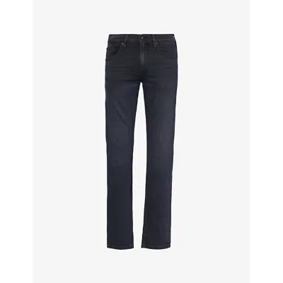 Paige Mens Federal Slim-fit Straight-leg Stretch-woven Trousers Colonino