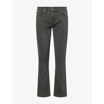 Paige Mens Federal Straight-leg Denim Jeans Vintage Deep Woods In Gray