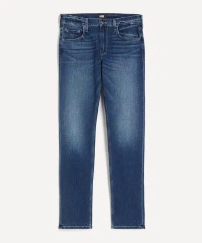 Paige Mens Federal Transcend Vintage Slim-straight Jeans In Milburn In Blue
