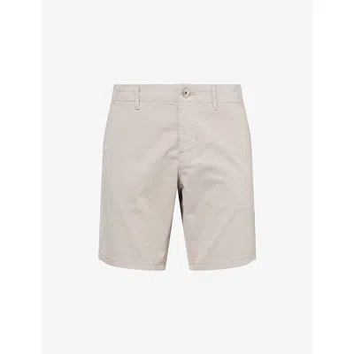Paige Mens Fresh Oyster Phillips Stretch-cotton Shorts In Multi