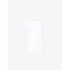 Paige Mens  Carillo Short-sleeve Cotton Shirt In Fresh White