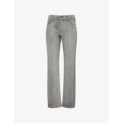 Paige Mens Gaines Normandie Straight-leg Stretch-denim Blend Jeans