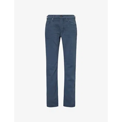 Paige Mens  Lennox Slim-fit Stretch-denim Jeans In Harbor