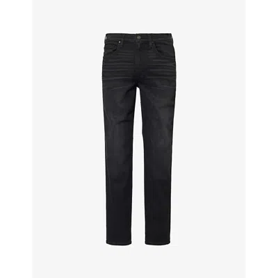 Paige Mens  Wilcox Relaxed-fit Tapered-leg Stretch-denim Jeans In Holmbeck
