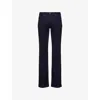 Paige Mens Normandie Straight-leg Corduroy Trousers Irvington In Blue