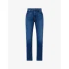 Paige Mens Blaise Lennox Slim-fit Stretch-denim Jeans In Blue