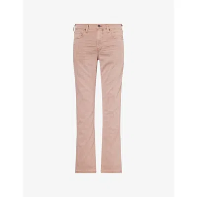 Paige Mens Vintage Dawn Light Lennox Slim-fit Stretch-woven Jeans In Pink