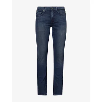 Paige Mens Lennox Slim-fit Jeans Wisner In Blue