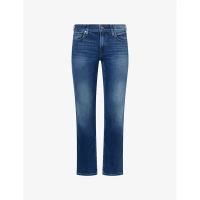 Paige Mens Menford Lennox Slim-fit Stretch-denim Jeans In Blue