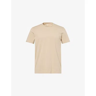 Paige Mens Natural Sorden Crewneck Cotton T-shirt Xl In Neutral