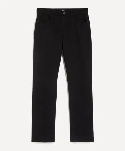 Paige Mens Normandie Straight Jeans In Black Shadow