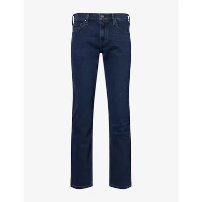 Paige Mens Normandie Straight-leg Denim Jeans Chadron In Blue