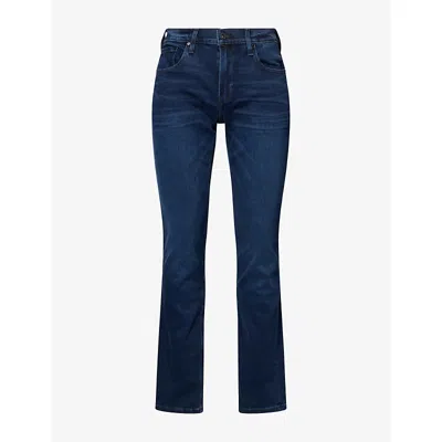 Paige Mens Normandie Straight-leg Stretch-denim Jeans Jenkins