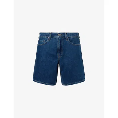 Paige Mens Des Moines Darnell Denim Shorts In Blue