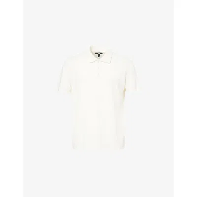 Paige Mens Vintage Silt Demille Short-sleeves Cotton-piqué Polo Shirt