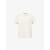 Paige Desoto Short Sleeve Pima Cotton Button-up Shirt In White