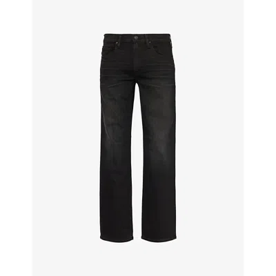 Paige Mens Holmbeck Doheny Faded-wash Straight-leg Relaxed-fit Denim-blend Jeans