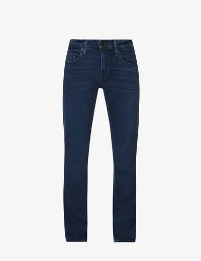 Paige Federal Slim-fit Stretch-cotton Jeans In Jenkins