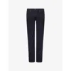 Paige Mens True Navy Federal  Slim-fit Stretch-denim Jeans In Black