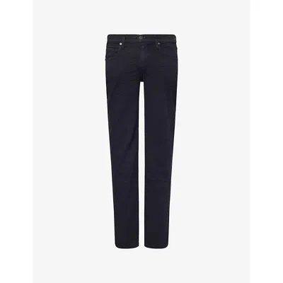 Paige Mens True Navy Federal  Slim-fit Stretch-denim Jeans In Blue