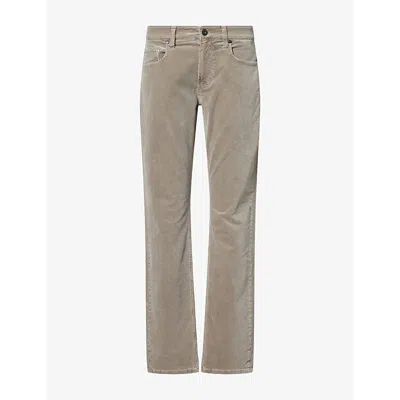 Paige Mens  Federal Slim Straight-leg Corduroy Trousers In Brown