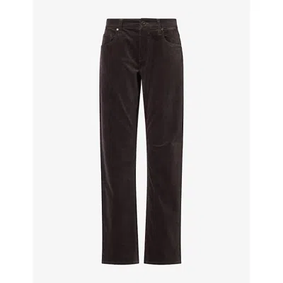 Paige Mens  Federal Straight-leg Corduroy Trousers In Brown