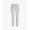 Paige Mens Fraser Tapered-leg Slim-fit Stretch-woven Trousers Vintage Moon Shadow In Vintage Moon Shadow