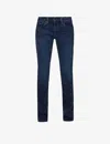 Paige Mens Jenkins Lennox Belt-loop Slim-fit Stretch-denim Jeans
