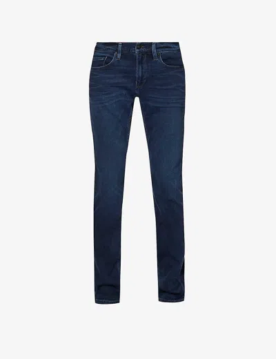 Paige Mens Jenkins Lennox Belt-loop Slim-fit Stretch-denim Jeans