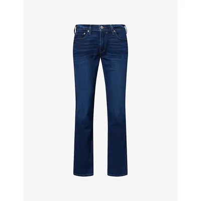 Paige Mens Rosenthal Normandie Straight-leg Stretch-denim Jeans