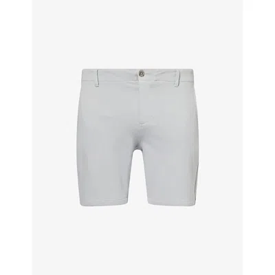 Paige Mens Bristol Blue Rickson Stretch-woven Shorts In White