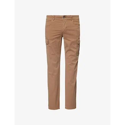 Paige Mens  Ronin Cargo Straight-leg Regular-fit Stretch-cotton Trousers In Dusty Trail