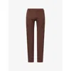 Paige Mens Burnt Ember Stafford Slim-fit Tapered-leg Stretch-woven Trouser In Brown
