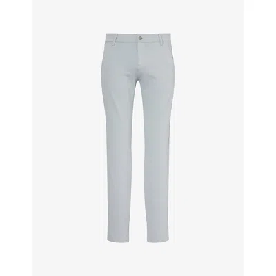 Paige Mens Stafford Tapered-leg Stretch-woven Trousers Moon Shadow