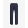Paige Mens Deep Anchor Danford Regular-fit Slim-leg Stretch-cotton Chino Trousers In Deep Anchor