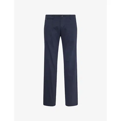 Paige Mens Vincent Straight-leg Cotton-chino Trousers Deep Anchor
