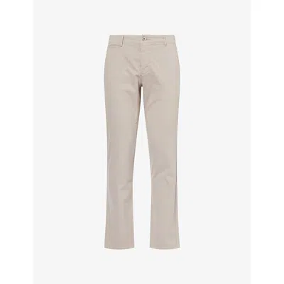 Paige Mens Fresh Oyster Vincent Straight Stretch-cotton Chino Trousers In White