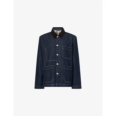 Paige Mens Westin Pauler Denim Jacket In Blue