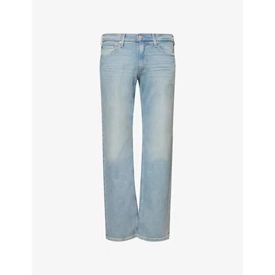 Paige Mens  Doheny Straight-leg Stretch-denim Jeans In Rampart