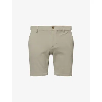 Paige Mens  Rickson Tailored Stretch-woven Shorts In Yellow