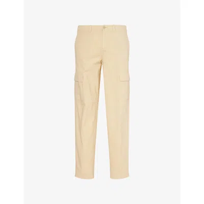 Paige Mens Lander Cargo Cotton Trousers Sandhill