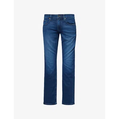 Paige Mens Federal Whiskering Slim-fit Straight-leg Jeans Sano