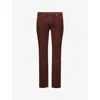 Paige Mens Sumatra Blend Federal Slim-fit Stretch-denim Jeans In Brown